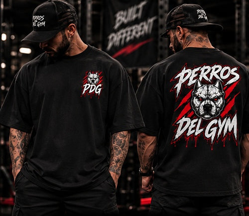 PDG Graphic Oversized T-Shirt front and back